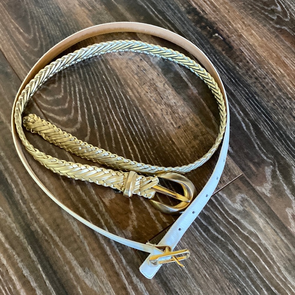 2 Vintage Belts